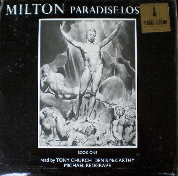 John Milton – Paradise Lost Book I (1970, Vinyl) - Discogs