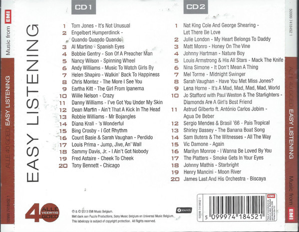 ladda ner album Download Various - Alle 40 Goed Easy Listening album