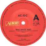 Cover of Who Made Who, 1986-05-26, Vinyl