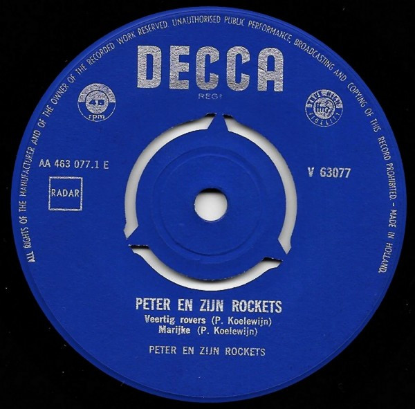 lataa albumi Peter En Zijn Rockets - Veertig Rovers Marijke Janus Jenny