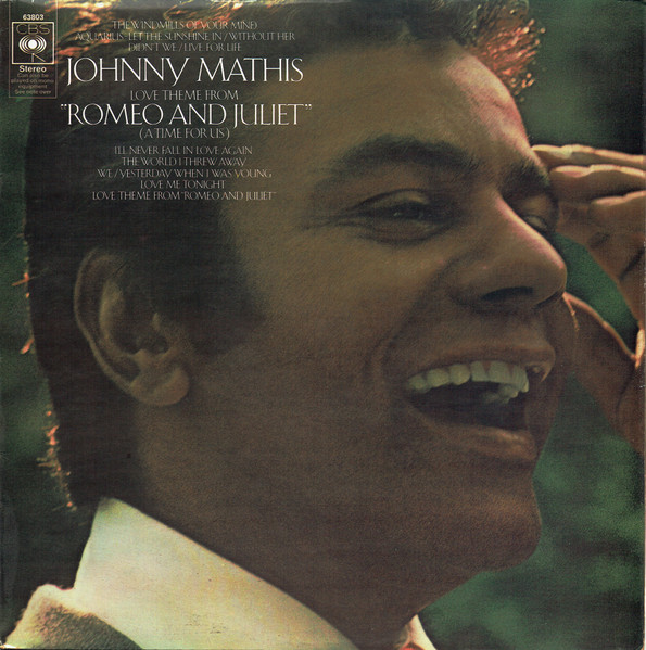 Johnny Mathis Reel Tape LOT Shadow Of Your Smile Romeo & Juliet