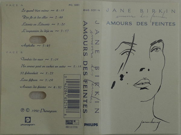 Amour des feintes by Jane Birkin (Album, Chanson): Reviews, Ratings,  Credits, Song list - Rate Your Music