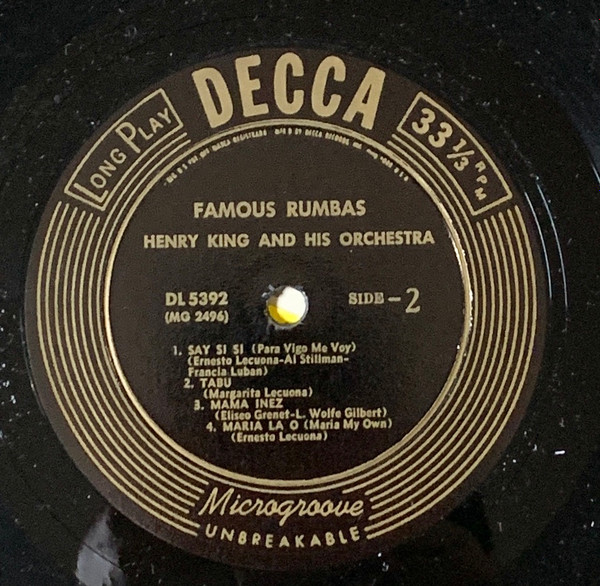 descargar álbum Henry King And His Orchestra - Famous Rumbas