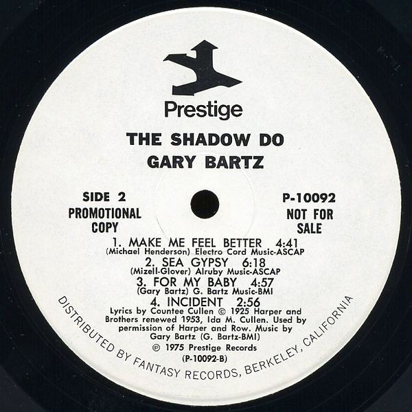 Gary Bartz - The Shadow Do | Releases | Discogs