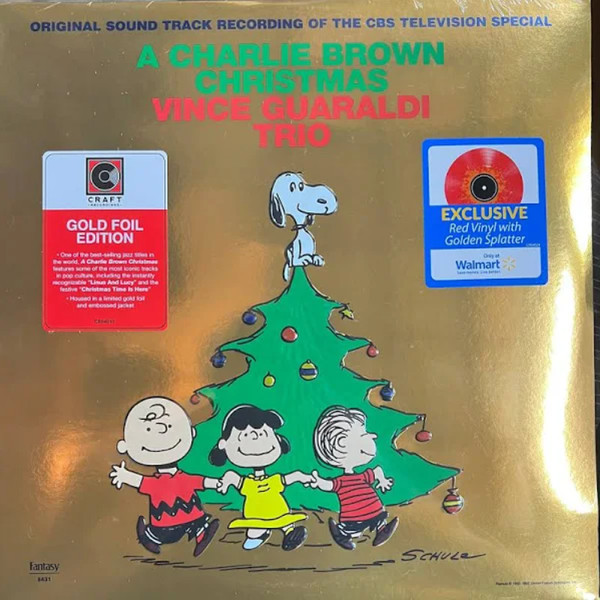Vince Guaraldi Trio – A Charlie Brown Christmas (2022, Red w/ Gold 