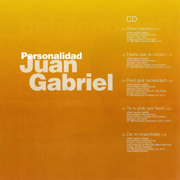 last ned album Juan Gabriel - Personalidad