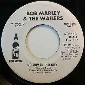 Bob Marley & The Wailers No Woman, No Cry UK 12 vinyl single (12