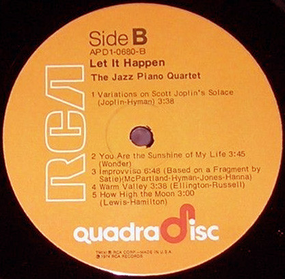 baixar álbum The Jazz Piano Quartet - Let It Happen