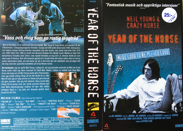 Neil Young And Crazy Horse – Year Of The Horse (1998, DVD) - Discogs