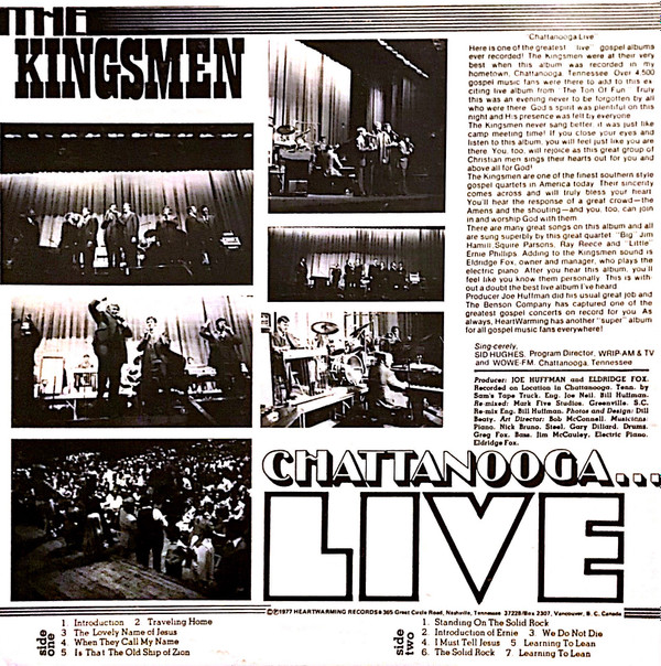 baixar álbum The Kingsmen - Chattanooga Live