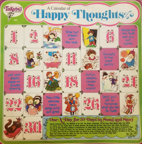 last ned album Selma Rich Brody - A Calendar Of Happy Thoughts One A Day For 30 Days