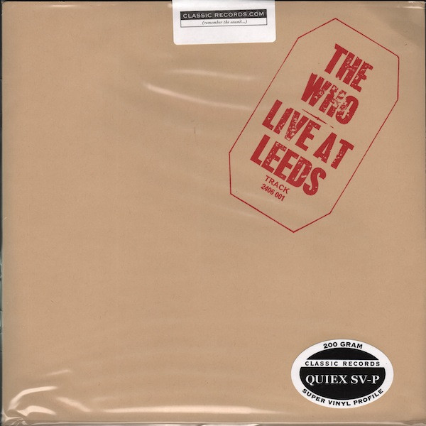 The Who Live At Leeds Gram Vinyl Discogs