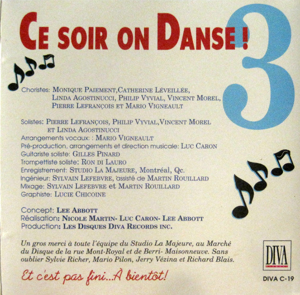 Various - Ce Soir On Danse 3 | Disques Diva (DIVA C-19) - 7