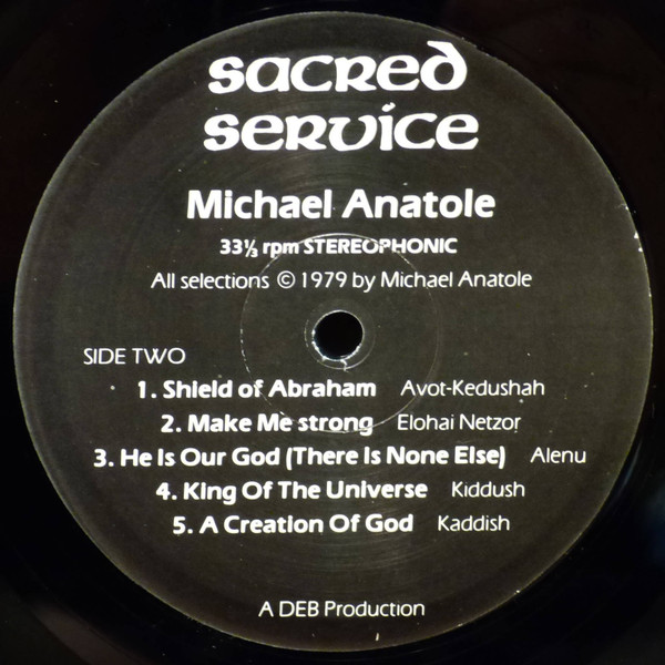 télécharger l'album Michael Anatole - Sacred Service