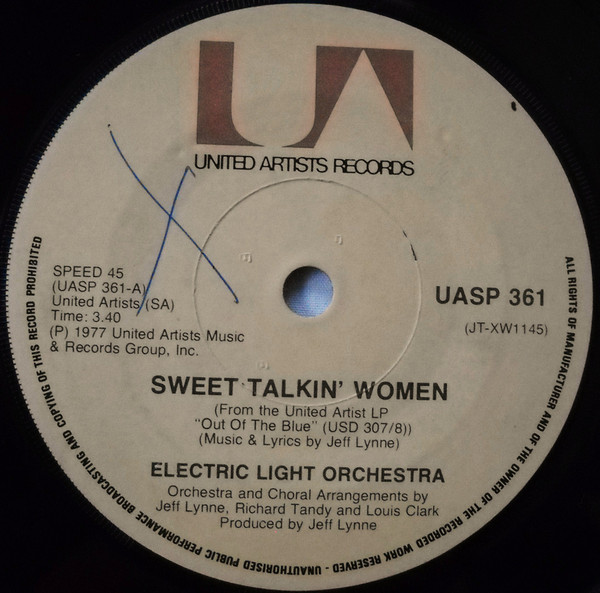 45cat - Electric Light Orchestra - Sweet Talkin' Woman / Fire On