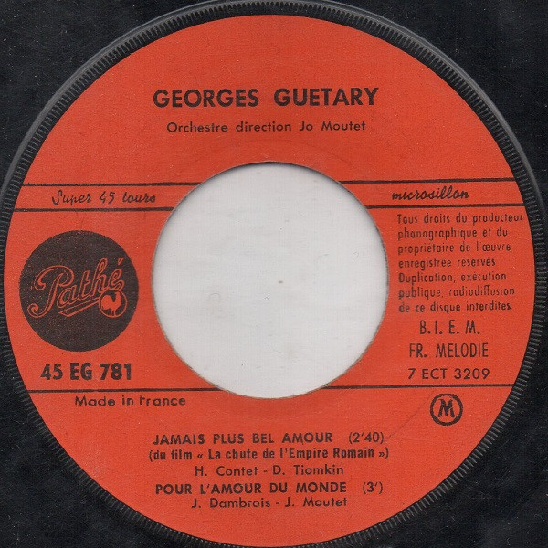 Album herunterladen Georges Guétary - Lequel Des Deux Préfères Tu