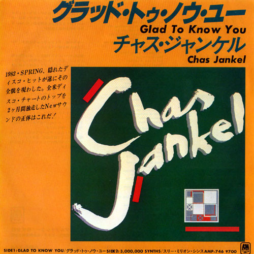 Chas Jankel - Glad To Know You / 3,000,000 Synths | Releases | Discogs