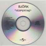Cover of Vespertine, 2001, CDr