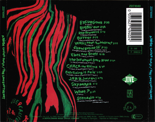 A Tribe Called Quest - The Low End Theory | Releases | Discogs