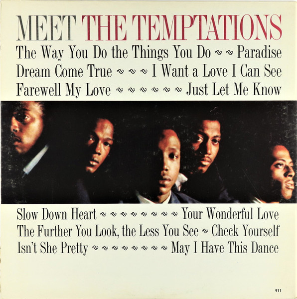 The Temptations – Meet The Temptations – Vinyl (Rockaway Pressing, LP ...