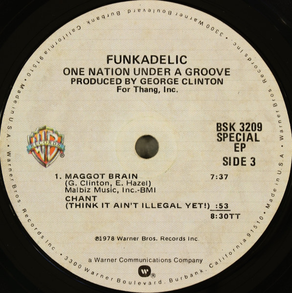 Funkadelic – One Nation Under A Groove (1978, Los Angeles Pressing 