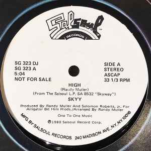 Skyy – High / First Time Around (1980, Vinyl) - Discogs