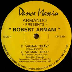 Armando - Armani Trax album cover
