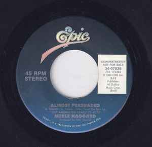 Merle Haggard - Almost Persuaded album cover