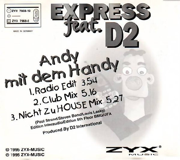 ladda ner album Express Feat D2 - Andy Mit Dem Handy