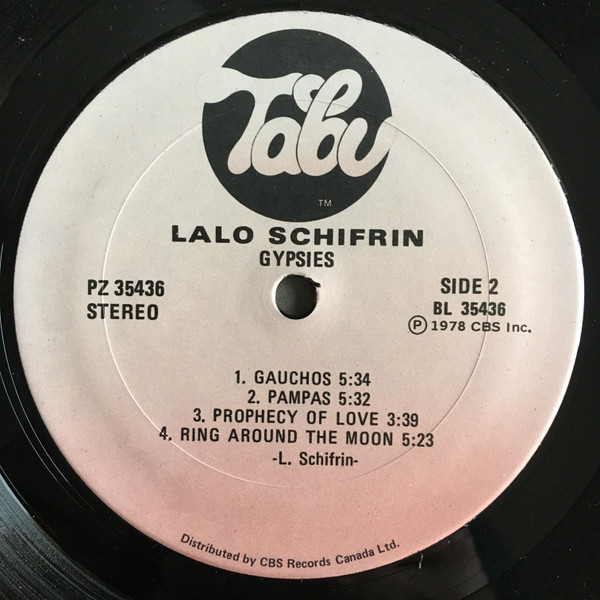 Lalo Schifrin - Gypsies | Tabu Records (PZ 35436) - 4