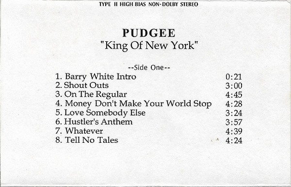 Pudgee – King Of New York (2016, Vinyl) - Discogs