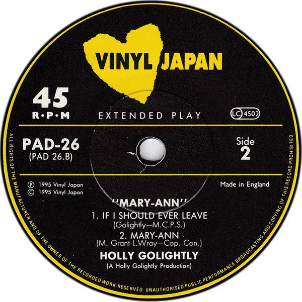 last ned album Holly Golightly - Mary Ann
