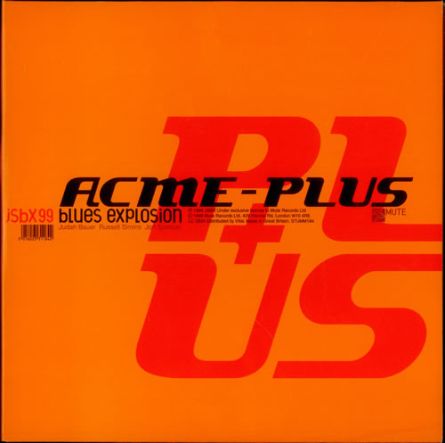 The Jon Spencer Blues Explosion – Acme-Plus (1999, CD) - Discogs