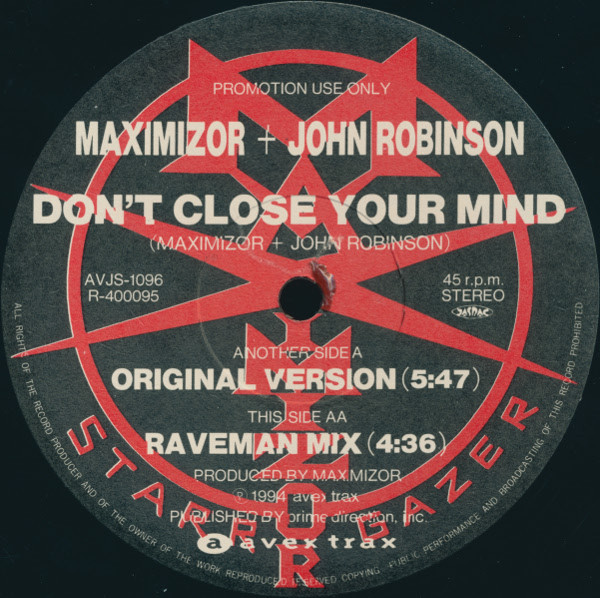baixar álbum Maximizor + John Robinson - Dont Close Your Mind