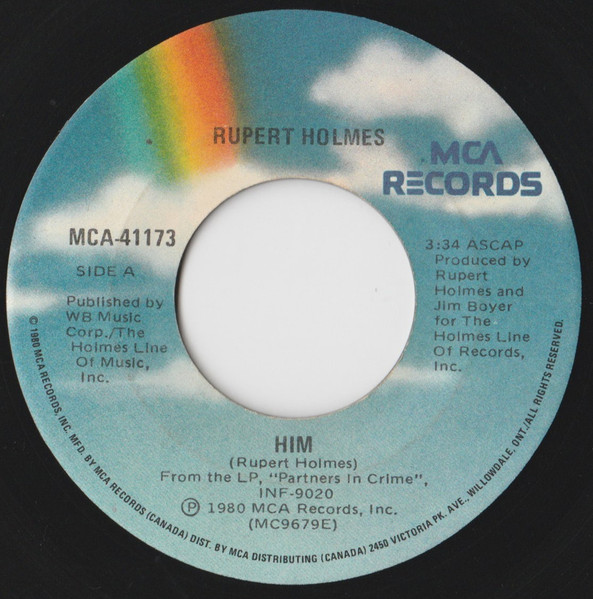 Rupert Holmes - Pursuit of Happiness LP Vinyl Record MCA-3241