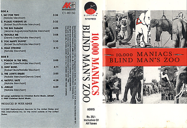 10,000 Maniacs - Blind Man's Zoo | Releases | Discogs