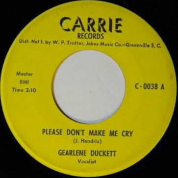 télécharger l'album Gearlene Duckett - Please Dont Make Me Cry