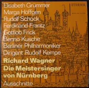 Elisabeth Grümmer - Die Meistersinger Von Nürnberg (Ausschnitte) album cover