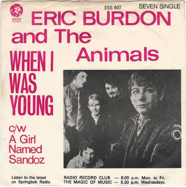 Eric Burdon And The Animals – When I Was Young (1967, Vinyl) - Discogs