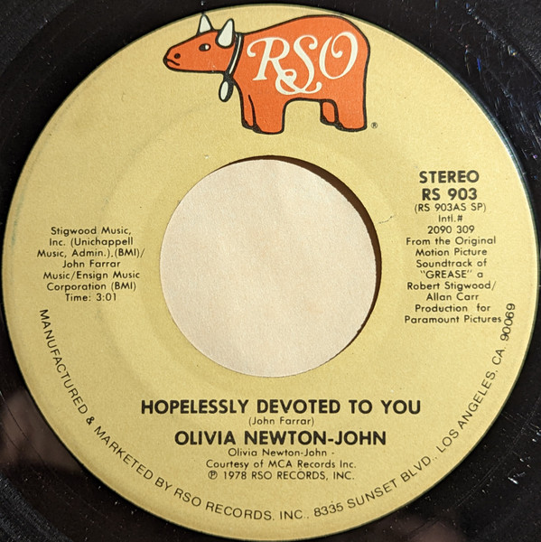Olivia Newton-John - Hopelessly Devoted To You | Releases