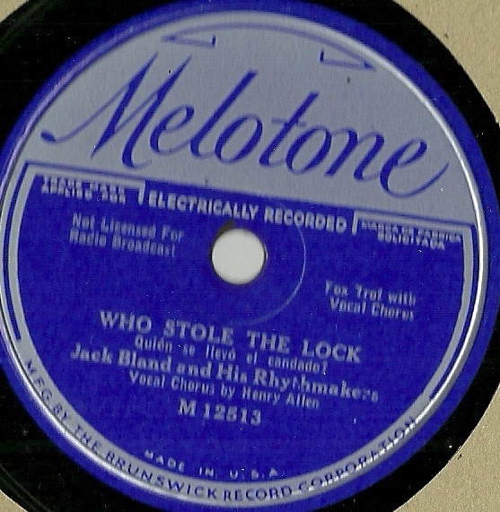 télécharger l'album Jack Bland And His Rhythmakers - Who Stole The Lock Someone Stole Gabriels Horn