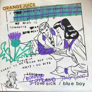 Orange Juice – Blue Boy / Love Sick (1980, Blue Labels, Vinyl