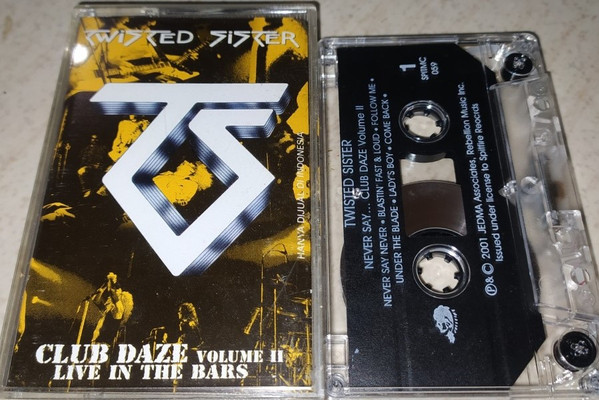 Twisted Sister – Club Daze Volume II - Live In The Bars (2001