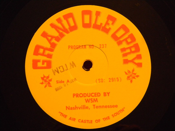 ladda ner album Various - Grand Ole Opry Program No 237