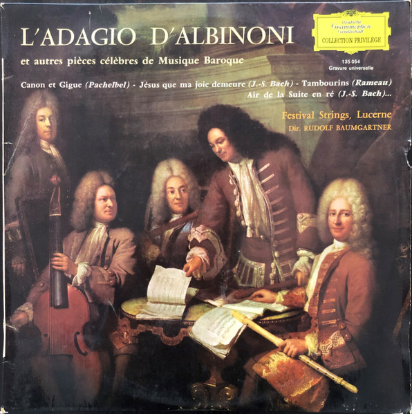 L'Adagio D'Albinoni Et Autres Pièces Célèbres De Musique Baroque (1968, Vinyl) - Discogs