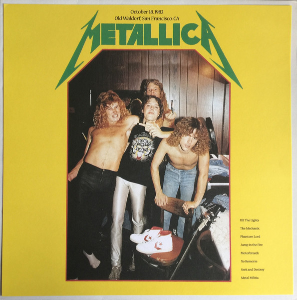 Metallica – Live San Francisco - Oct 82 (2007, Vinyl) - Discogs