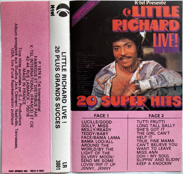 Little Richard - K-tel Presents Little Richard Live! 20 Super Hits