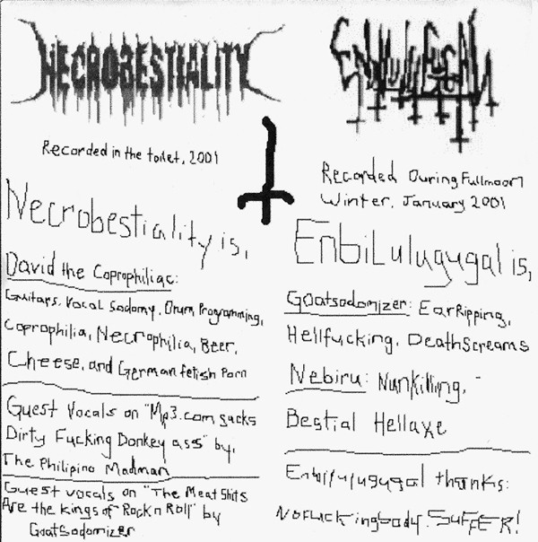Album herunterladen Necrobestiality Enbilulugugal - Satans Poop
