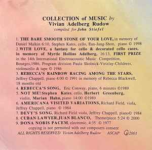 Vivian Adelberg Rudow - Collection Of Music By Vivian Adelberg Rudow album cover