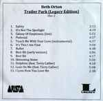 Cover of Trailer Park (Legacy Edition) Disc 2, , CDr